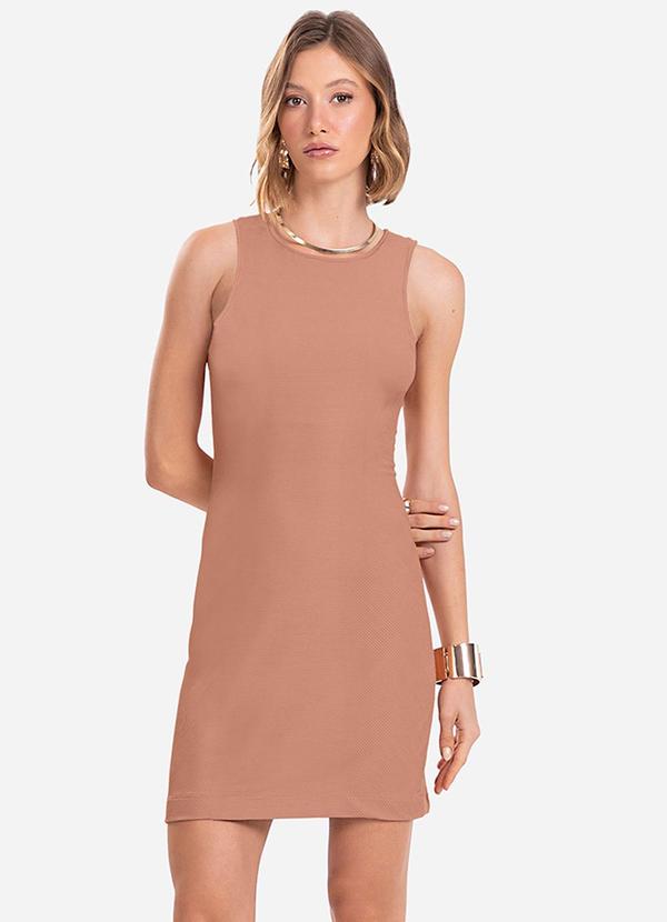 Vestido Curto Marrom
