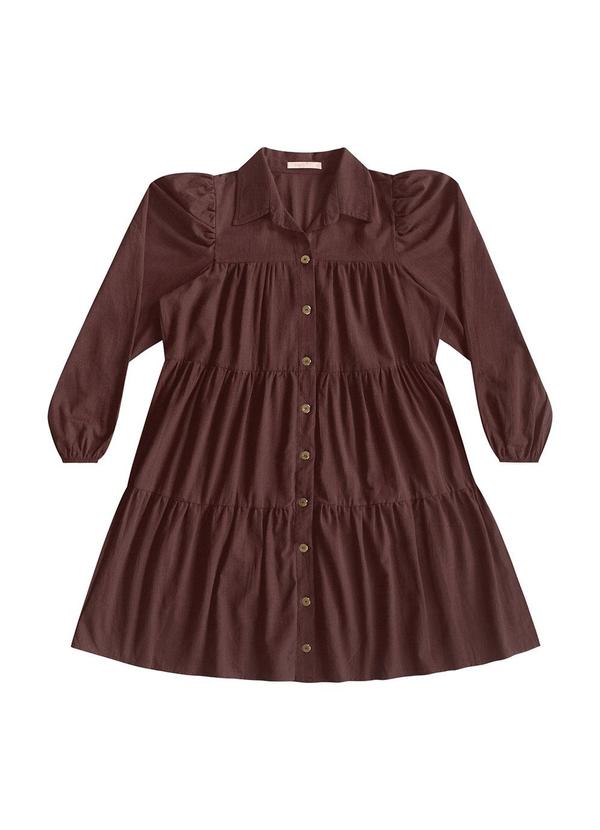 Vestido Curto Marrom