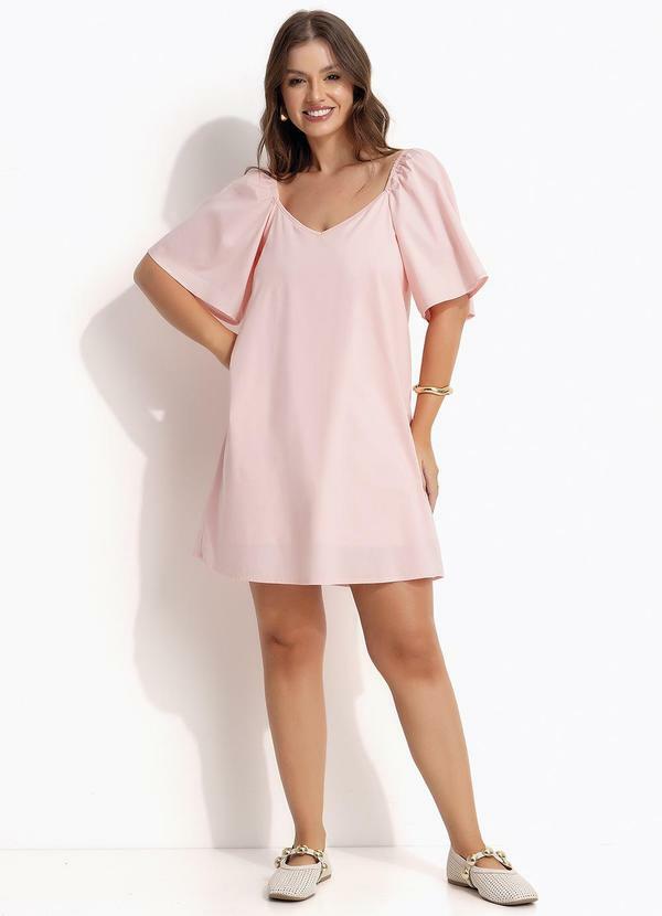 Vestido Curto Rosa