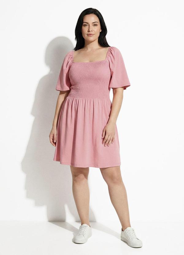 Vestido Curto Rosa