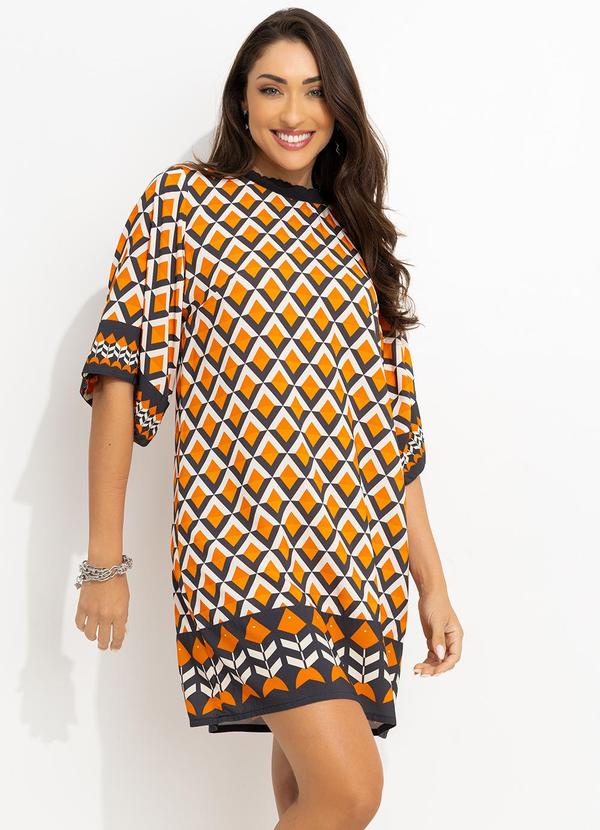Vestido Curto Tambaqui Amarelo