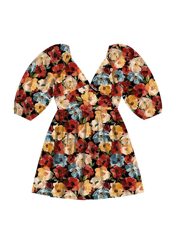 Vestido Curto Viscose Lurex Amarelo