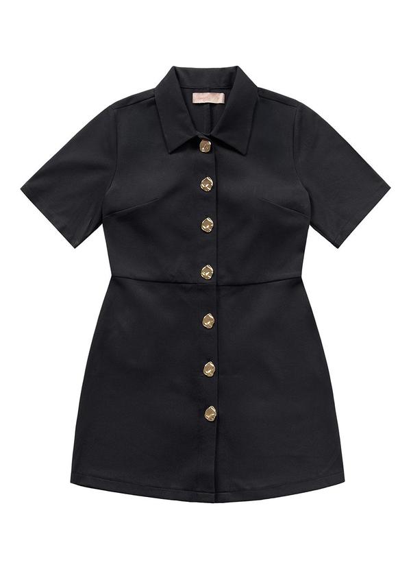 Vestido de Alfaiataria Preto