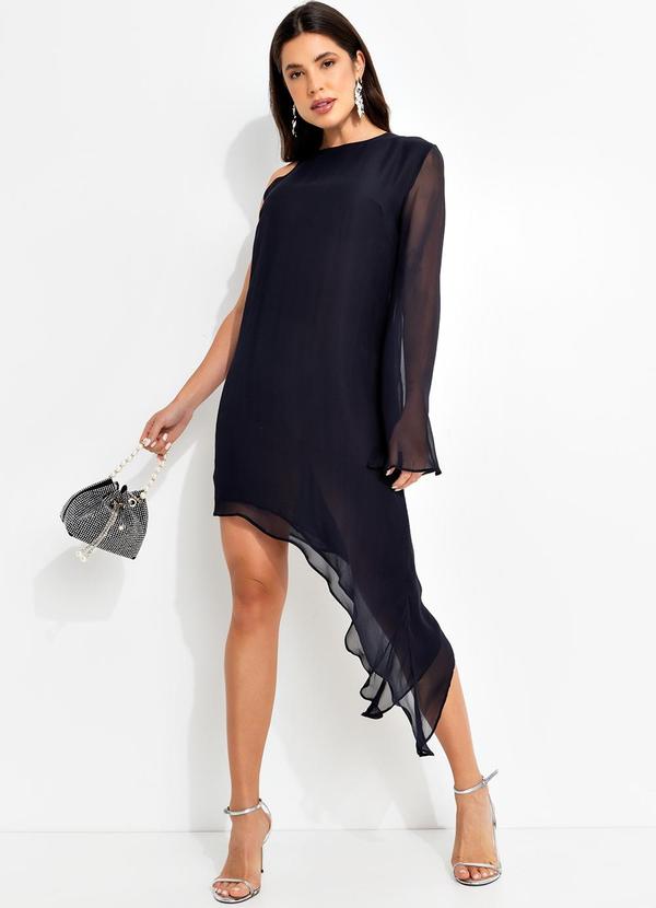 Vestido em Viscose Preto