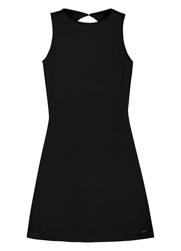 Vestido Feminino Abertura nas Costas Preto