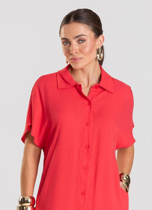 Vestido Feminino Chemise Laranja