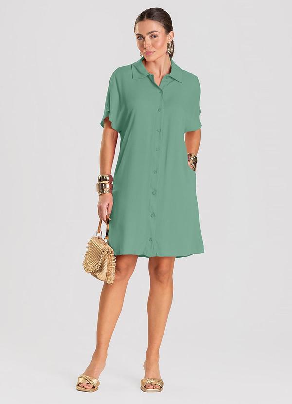 Vestido Feminino Chemise Verde