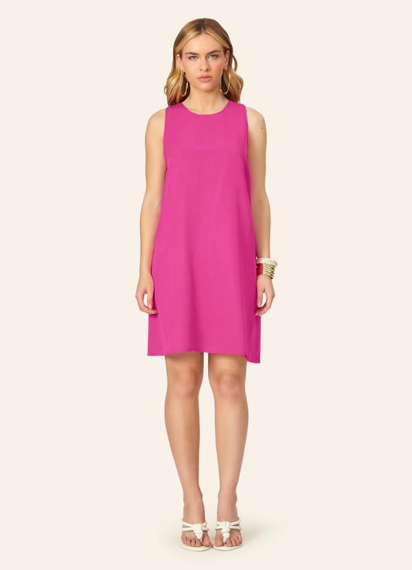 Vestido Feminino com Abertura nas Costas Rosa