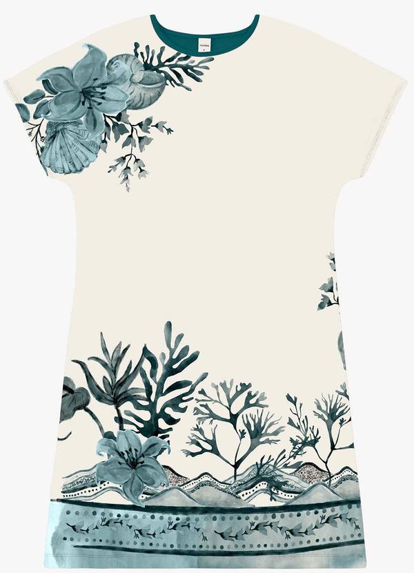 Vestido Feminino Curto Viscotorcion Verde