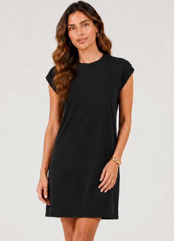 Vestido Feminino em Malha Visco Premiere Preto