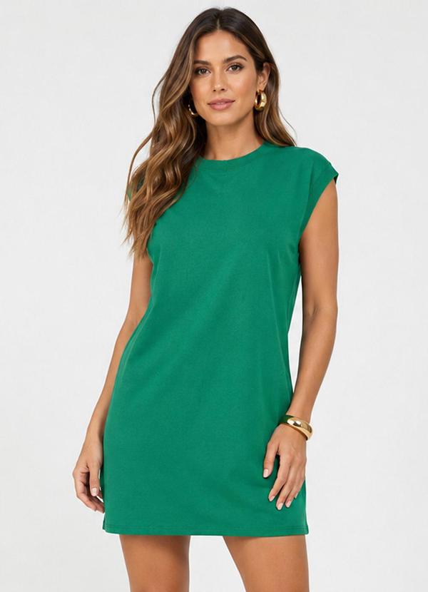 Vestido Feminino em Malha Visco Premiere Verde