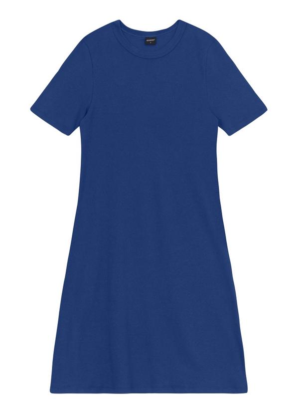 Vestido Feminino em Ribana Azul