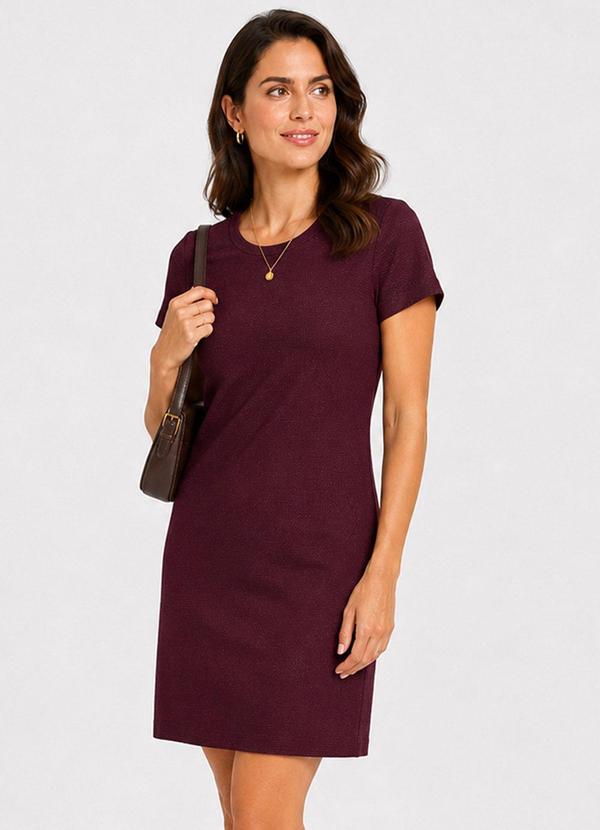 Vestido Feminino em Tecido Henera Roxo