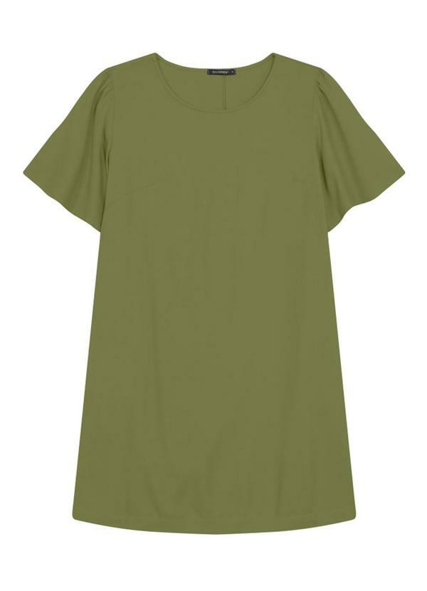 Vestido Feminino em Viscose Verde