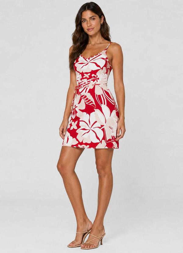 Vestido Feminino em Viscotorcion Vermelho