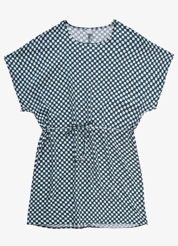 Vestido Feminino Estampado Infinita Cor Verde