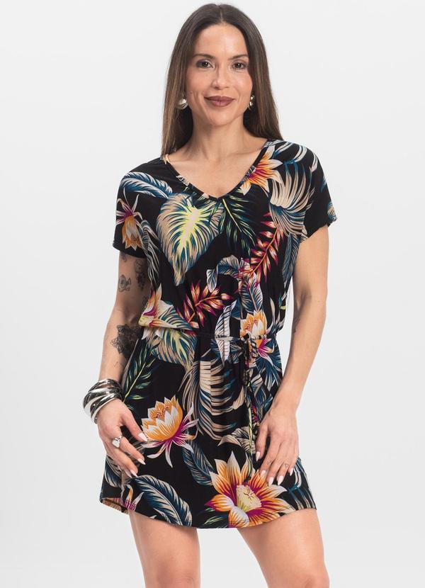 Vista 2 Vestido Feminino Liganete Preto INFINITA COR INFINITA COR