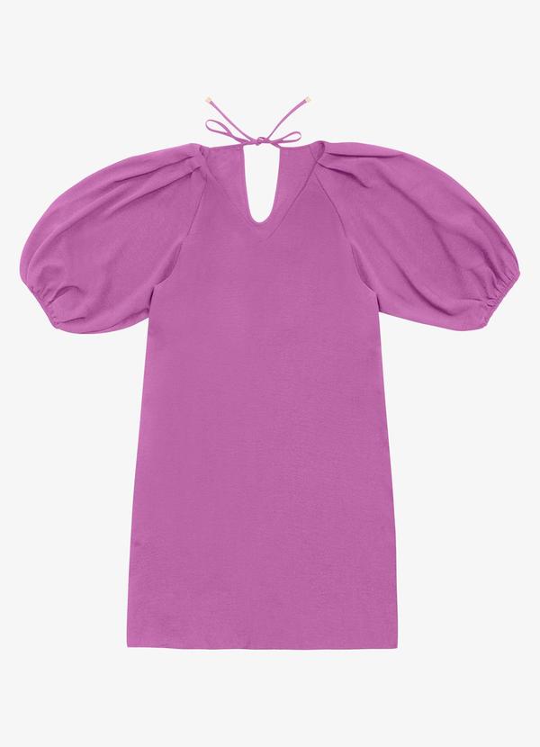Vestido Feminino Liso Roxo