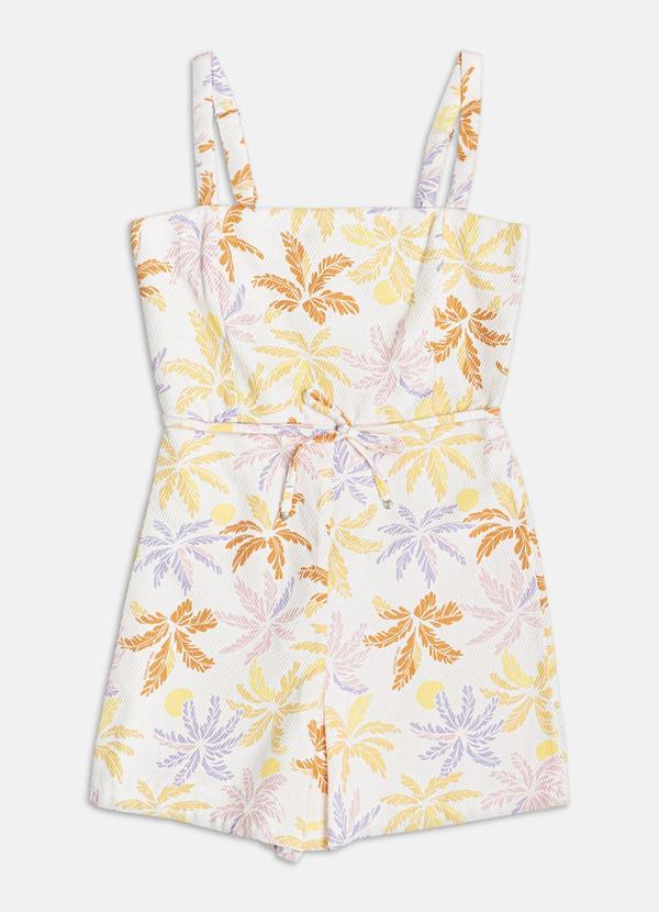 Vestido Floral Off White