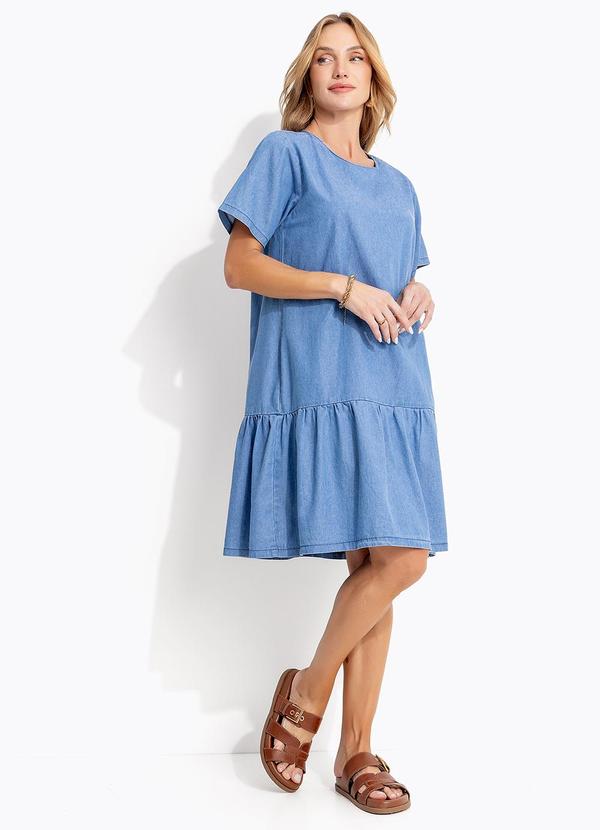Vestido Azul Claro em Jeans