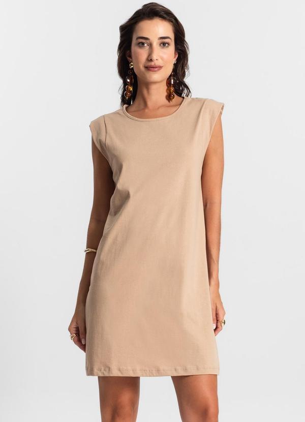 Vestido Liso Feminino Select Marrom