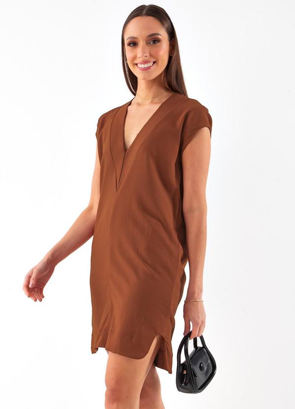 Vestido Marrom