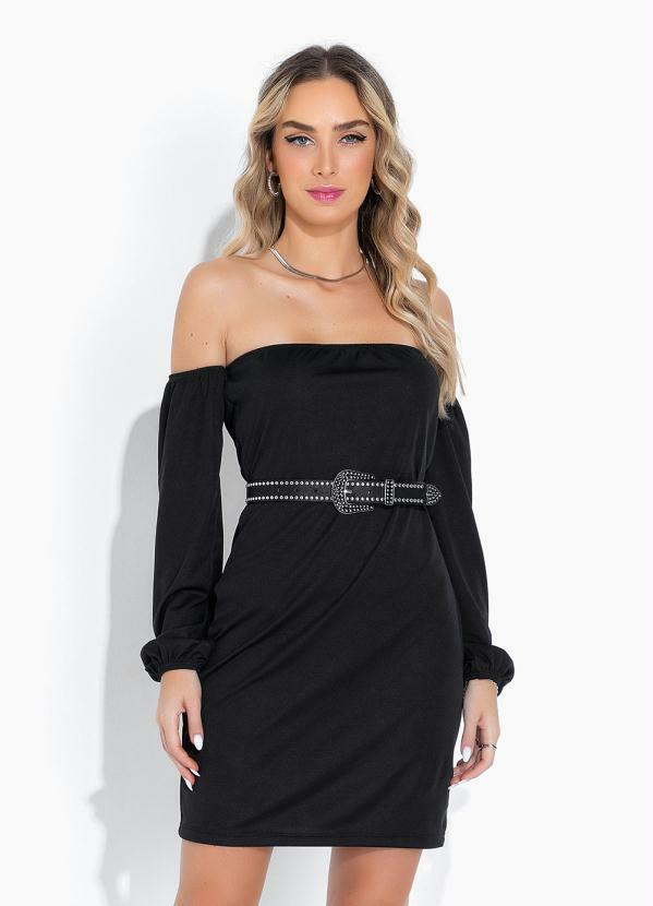 Vestido Preta Ciganinha