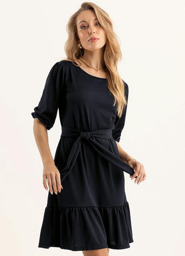 Vestido Preto em Malha
