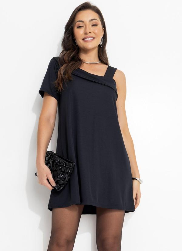 Vestido Preto em Malha