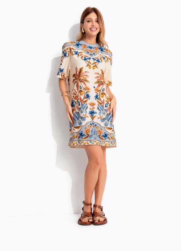 Vestido T-Shirt Albania Bege