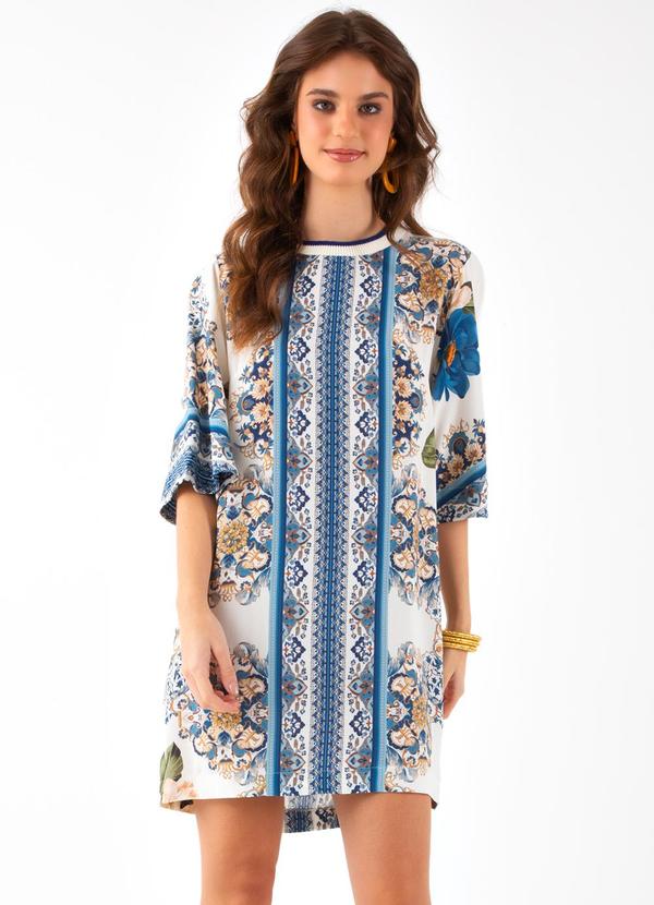 Vestido T-Shirt Anastácia Azul