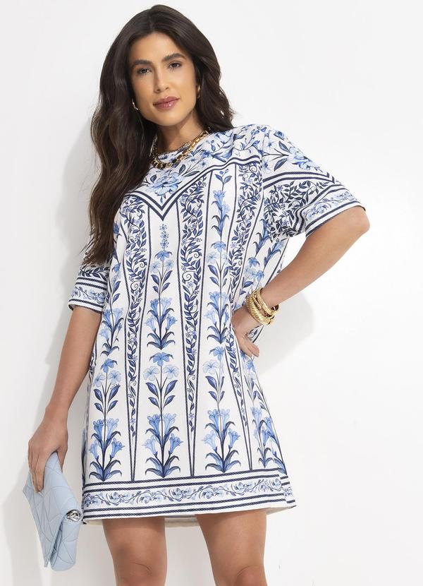 Vestido T-Shirt Antonia Azul