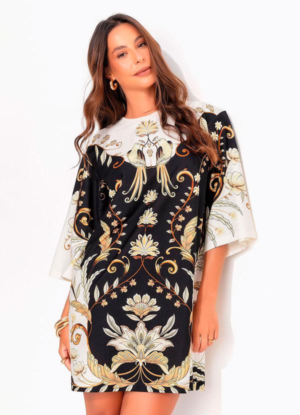 Vestido T-Shirt Big Milena Preto