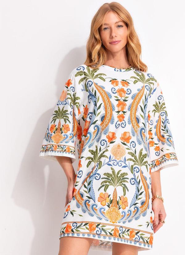 Vestido T-Shirt Big Tina Off White