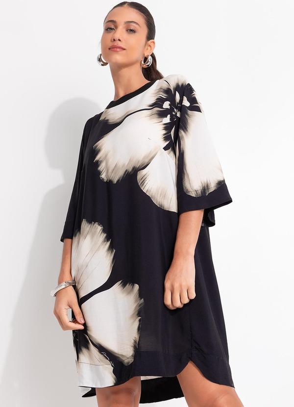 Vestido T-Shirt Maya Preto