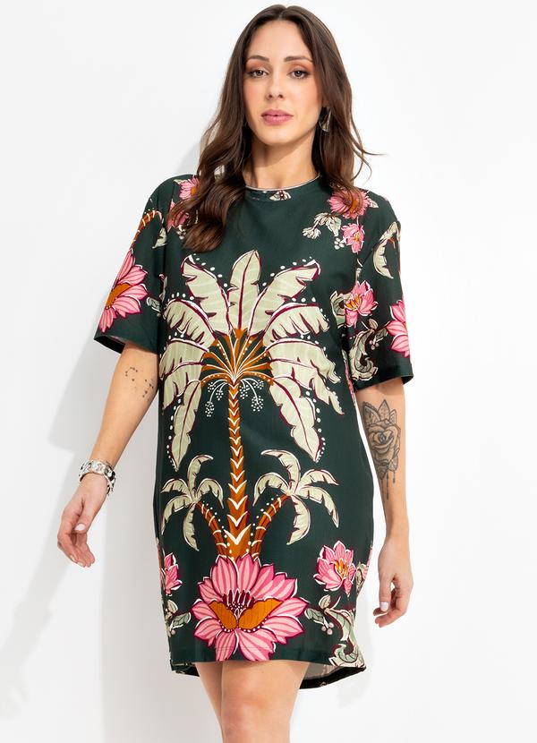 Vestido T-Shirt Ravenala Verde