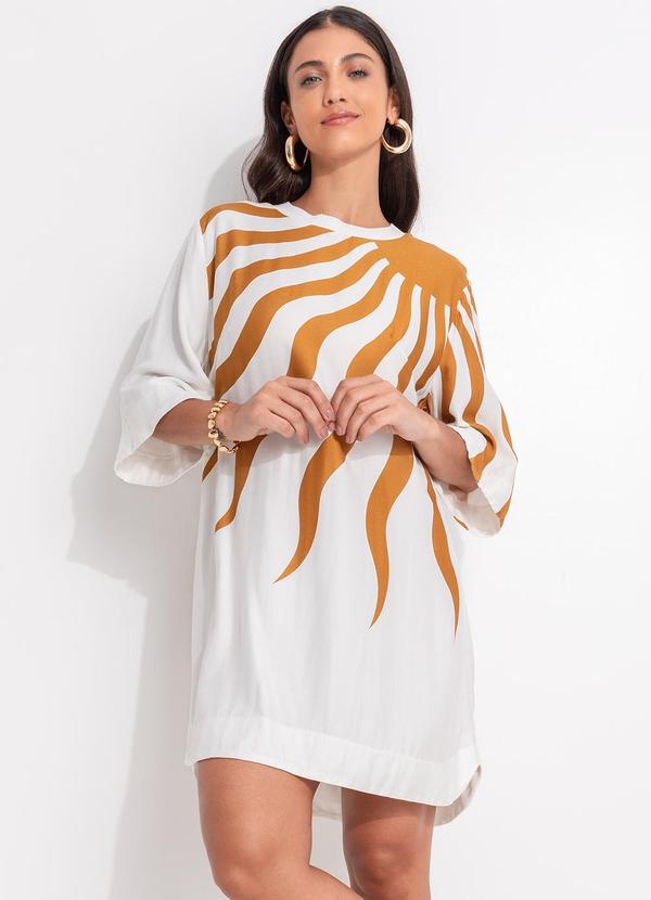 Vestido T-Shirt Solare Off White