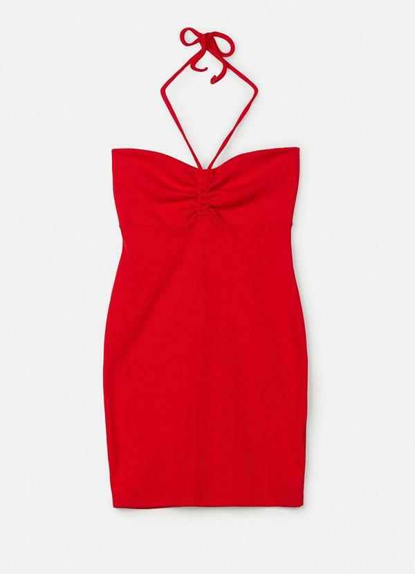 Vestido Vermelho com Amarração Vermelho