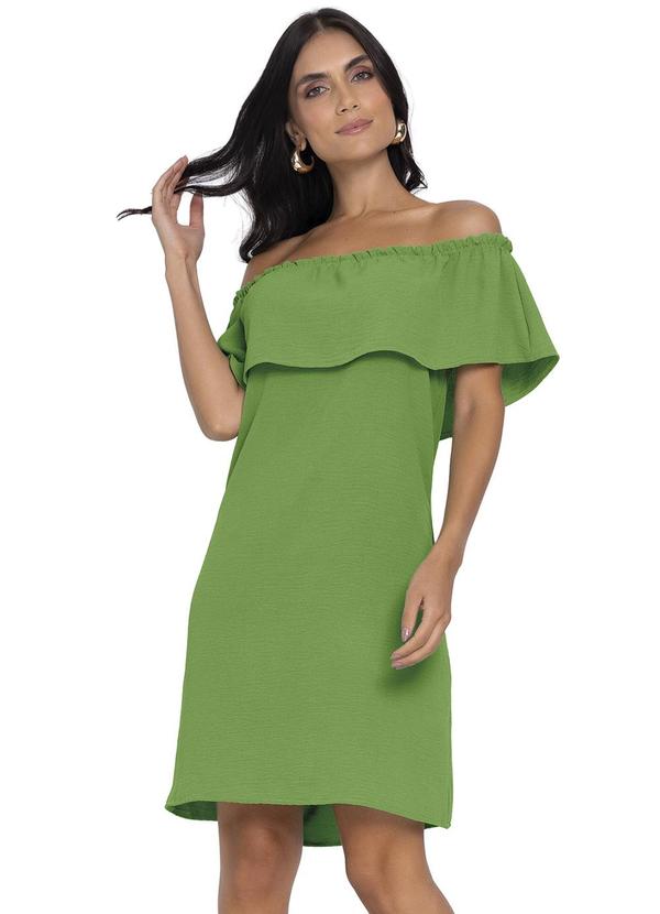 Vestido Ciganinha em Air Flow Verde