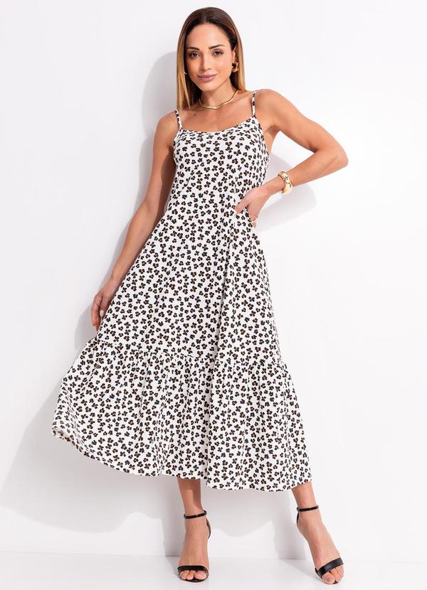 Vista 2 Vestido em Malha Estampada Animal Print Multimarcas Multimarcas