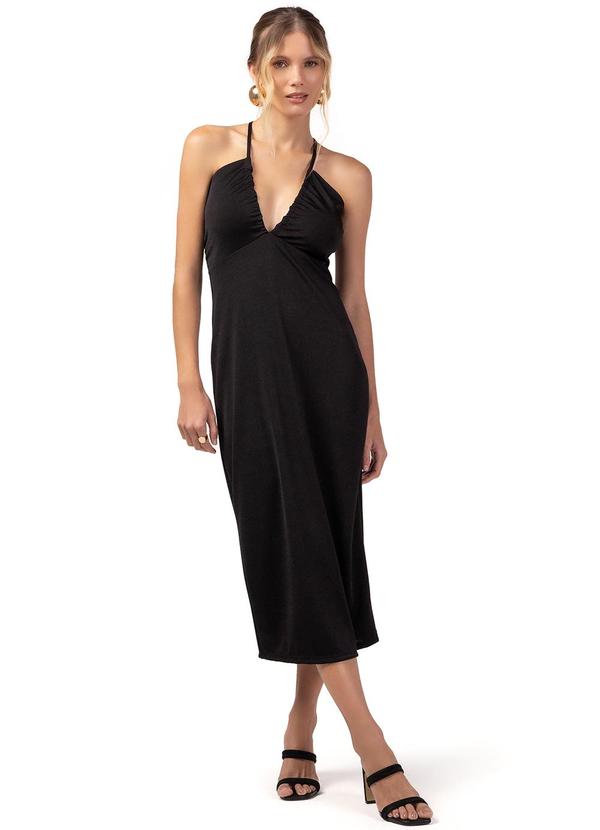 Vestido Feminino Adulto Preto