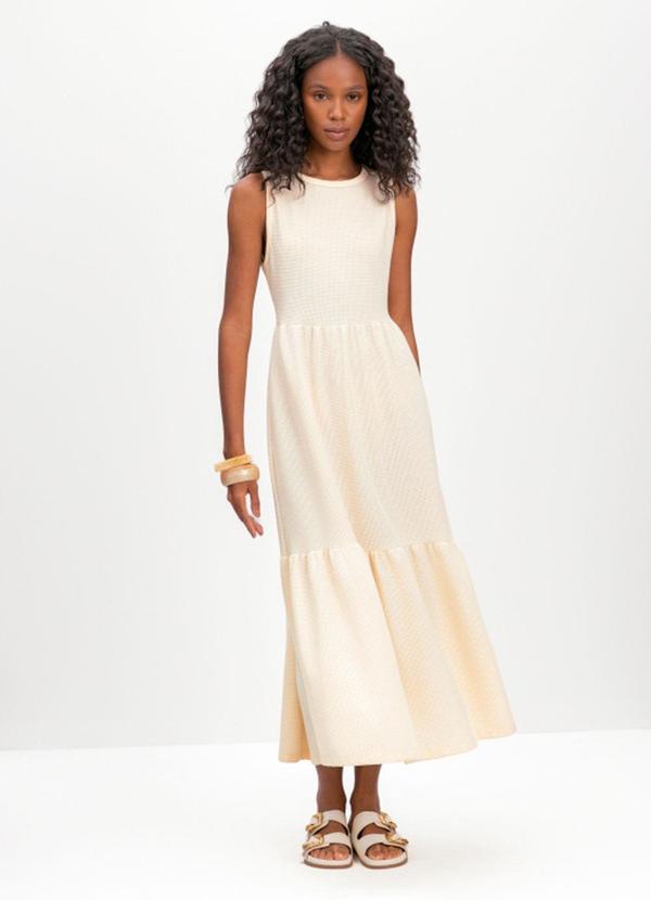 Vestido Feminino em Ribana Natural