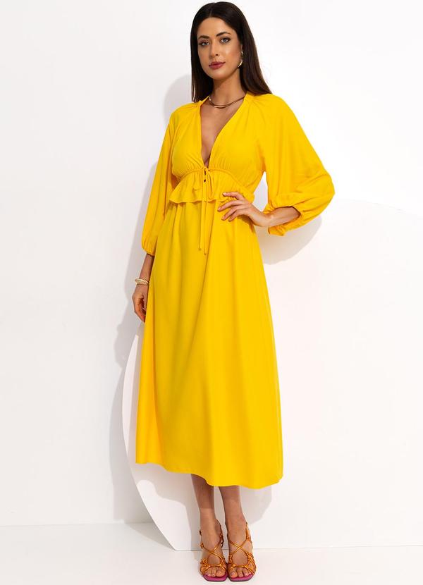 Vista 2 Vestido Amarelo Colcci Colcci