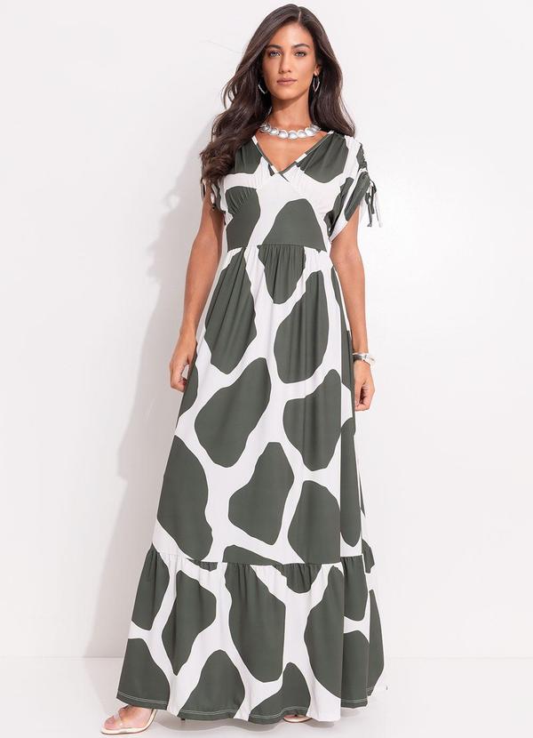Vestido Bicolor em Malha Fria