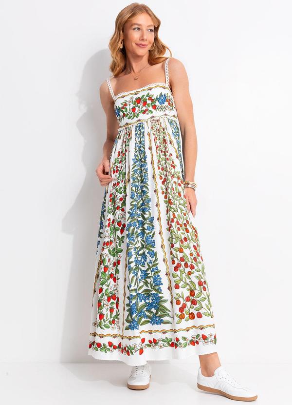 Vista 2 Vestido Cropped Amor de Fruta Off White FARM FARM