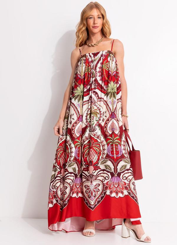 Vestido Cropped Odara Vermelho