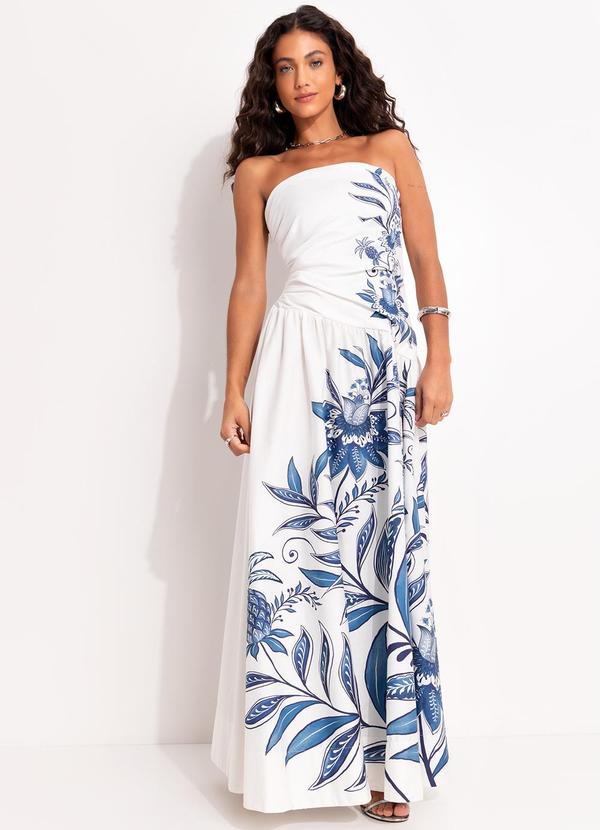 Vista 2 Vestido Engenharia Nina Bege FARM FARM