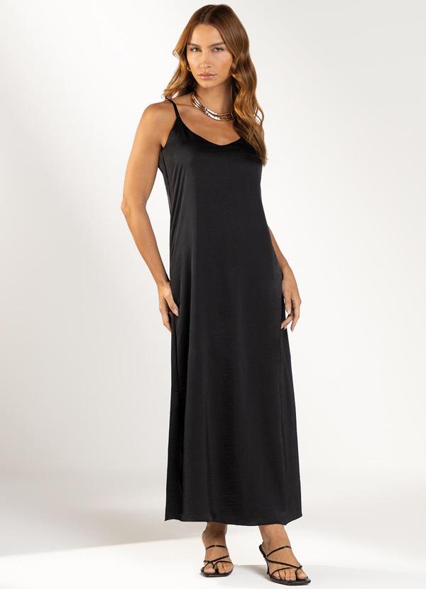 Vestido Feminino Slip Dress Preto