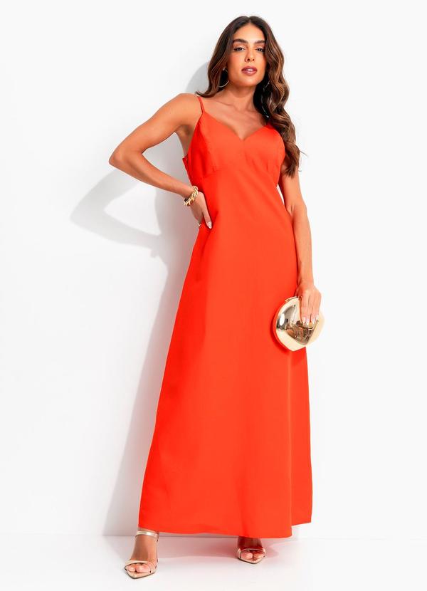 Vestido Linho Vermelho
