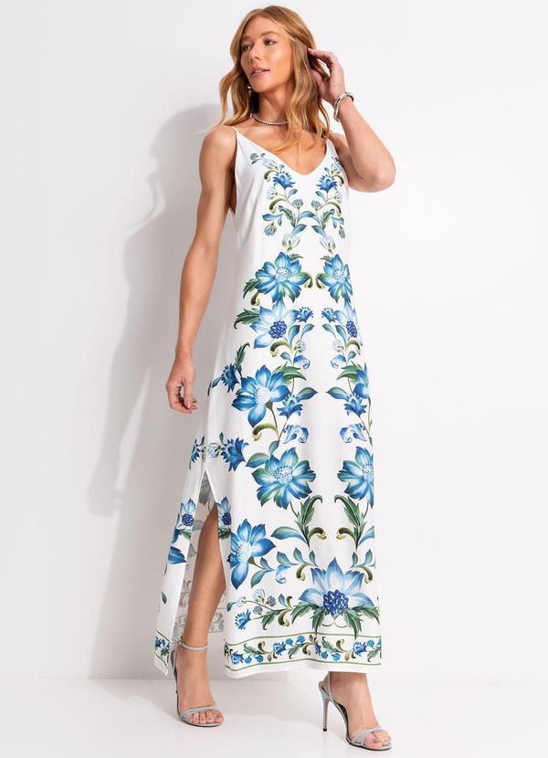 Vestido Longo Alcinha Laura Off White
